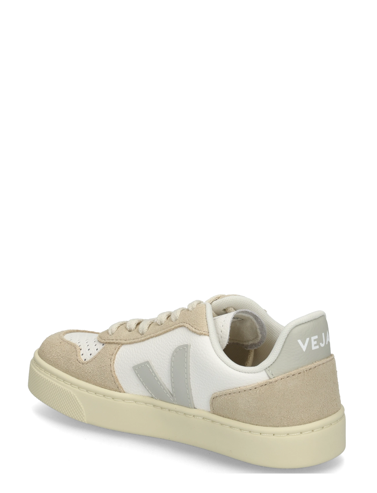 Veja - Small V-10 Laces - låga sneakers - white_natural_almond - 1