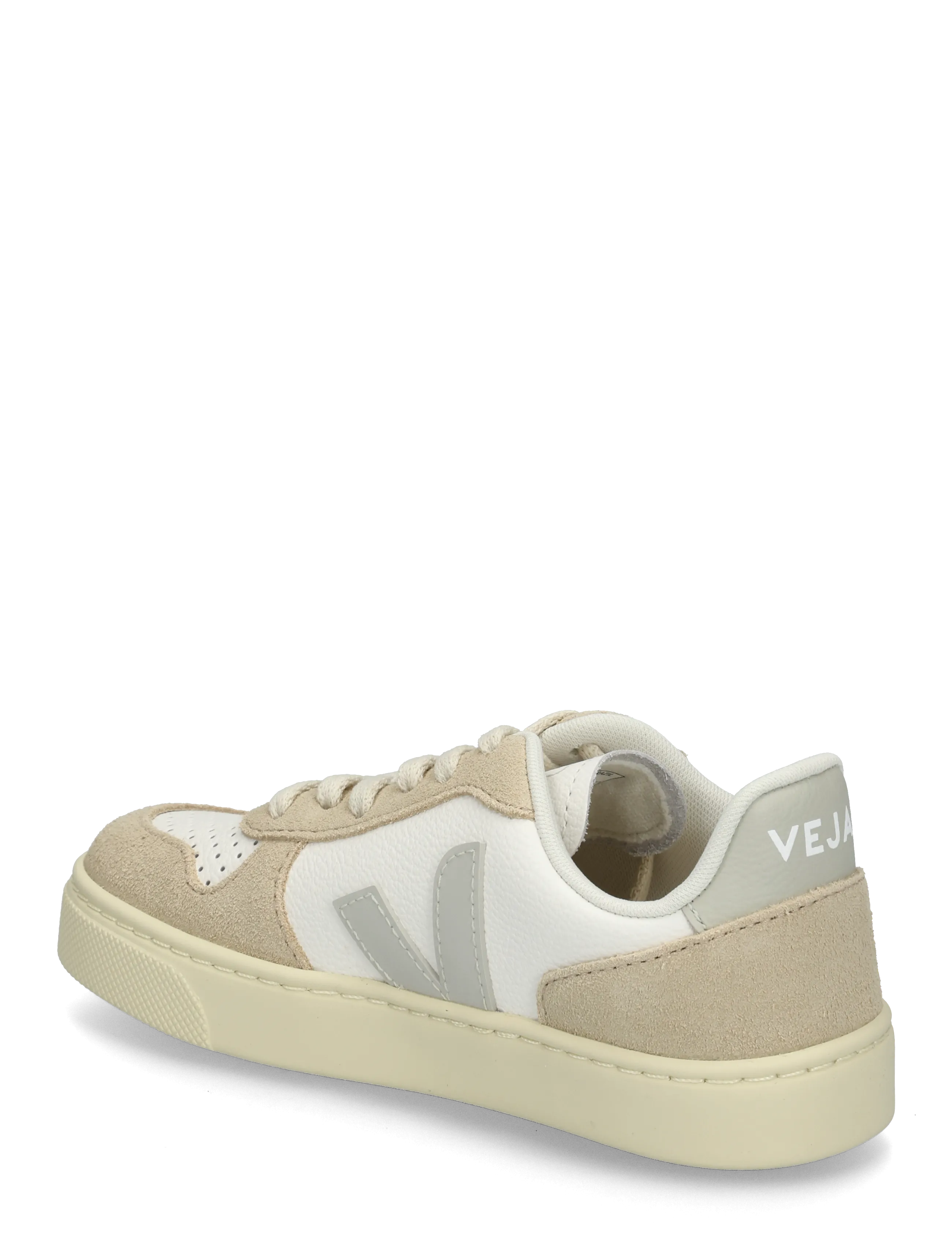 Veja - Small V-10 Laces - niedriger schnitt - white_natural_almond - 1