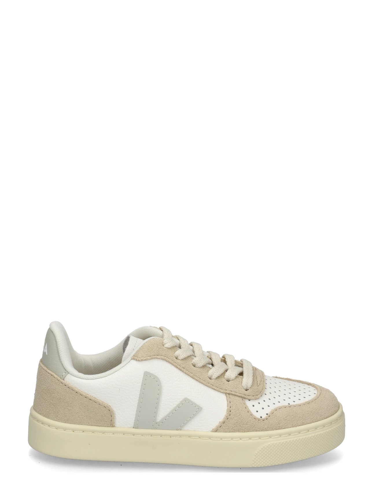 Veja - Small V-10 Laces - låga sneakers - white_natural_almond - 2