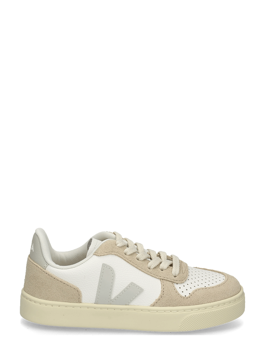 Veja - Small V-10 Laces - låga sneakers - white_natural_almond - 2