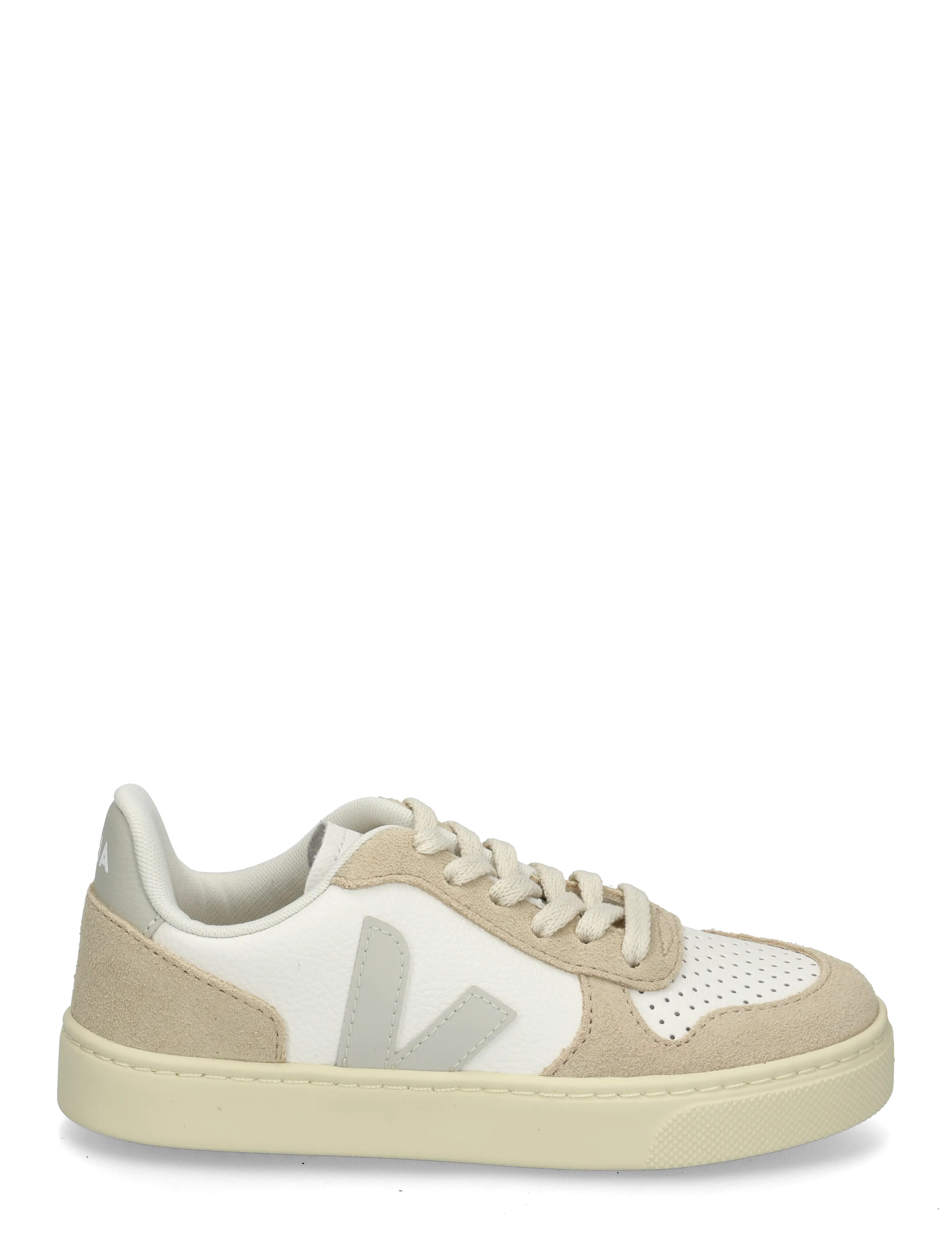 Veja - Small V-10 Laces - niedriger schnitt - white_natural_almond - 2