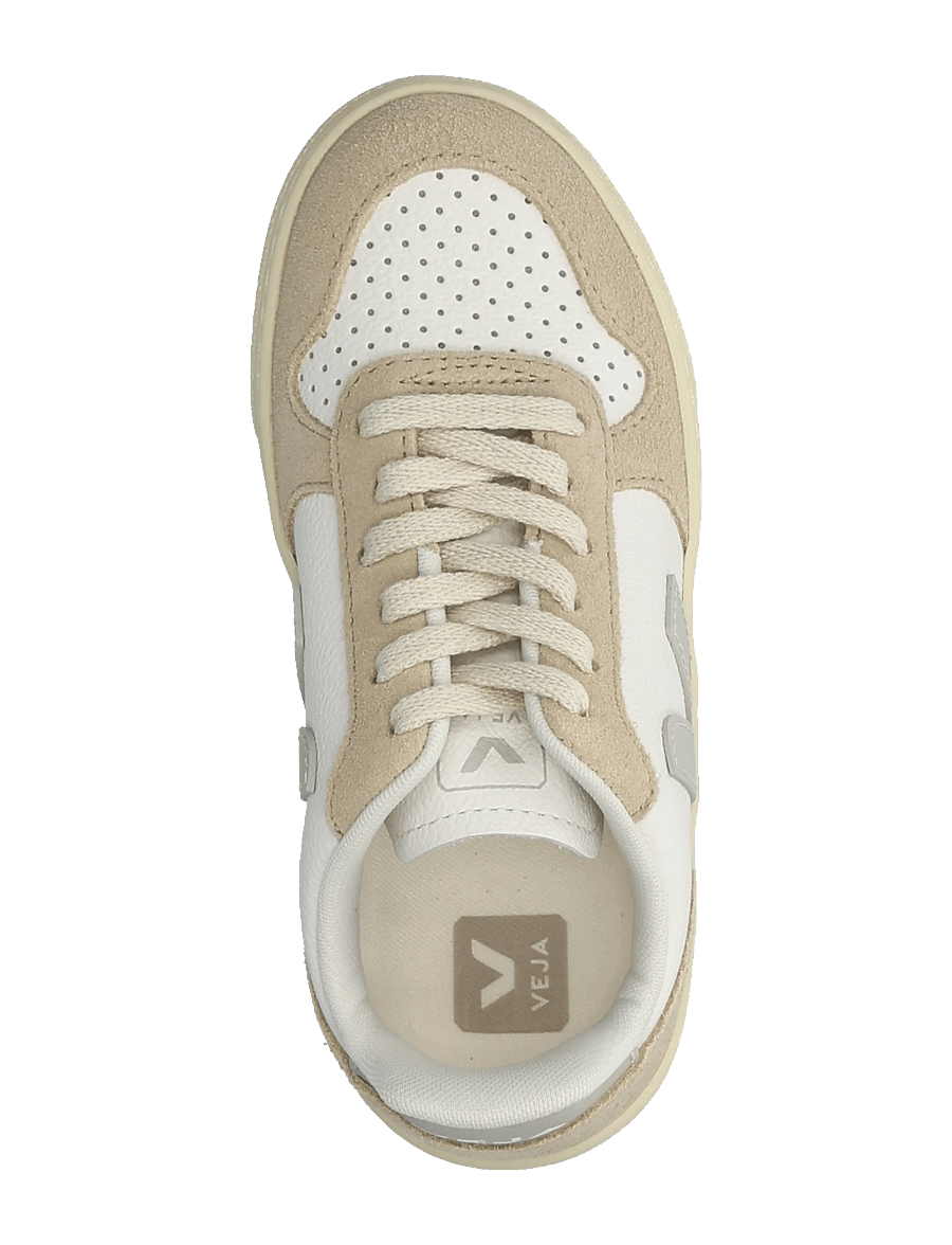 Veja - Small V-10 Laces - niedriger schnitt - white_natural_almond - 3