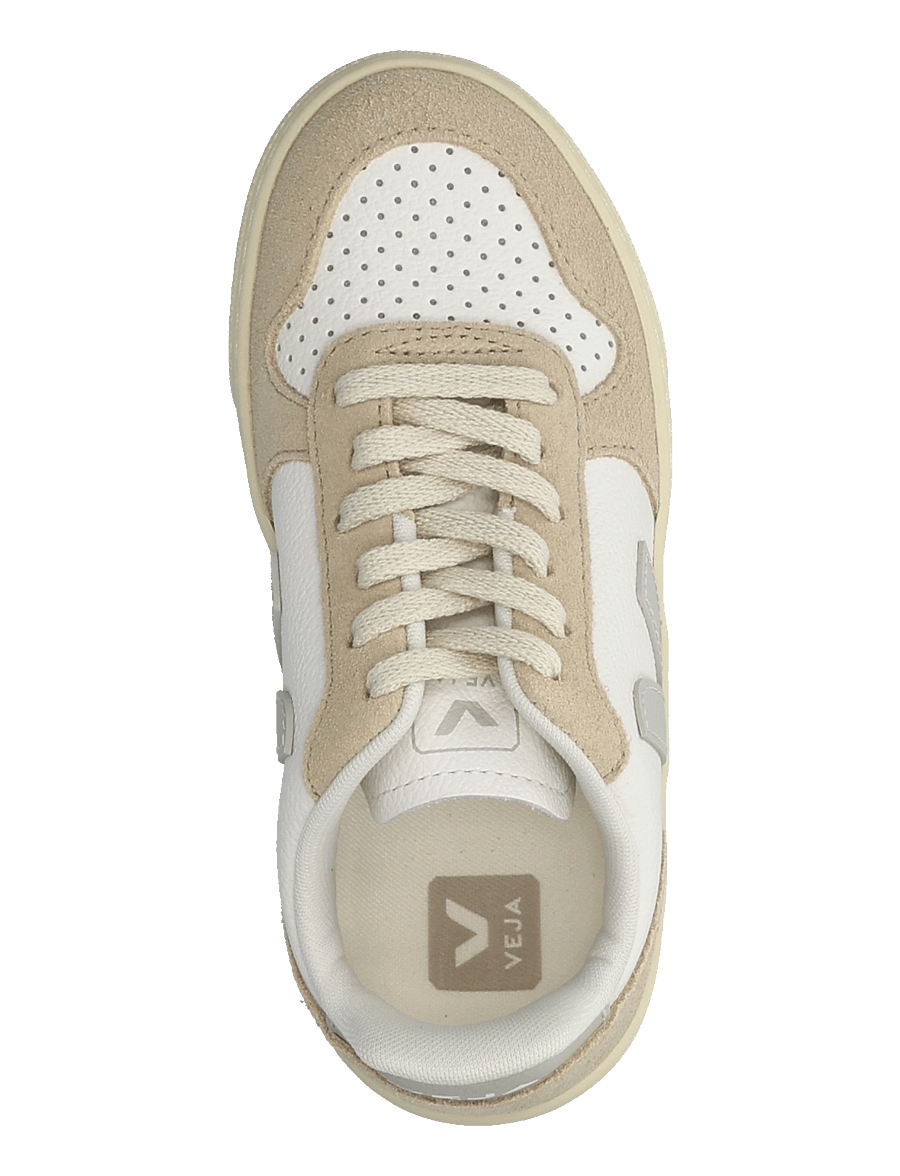 Veja - Small V-10 Laces - låga sneakers - white_natural_almond - 3