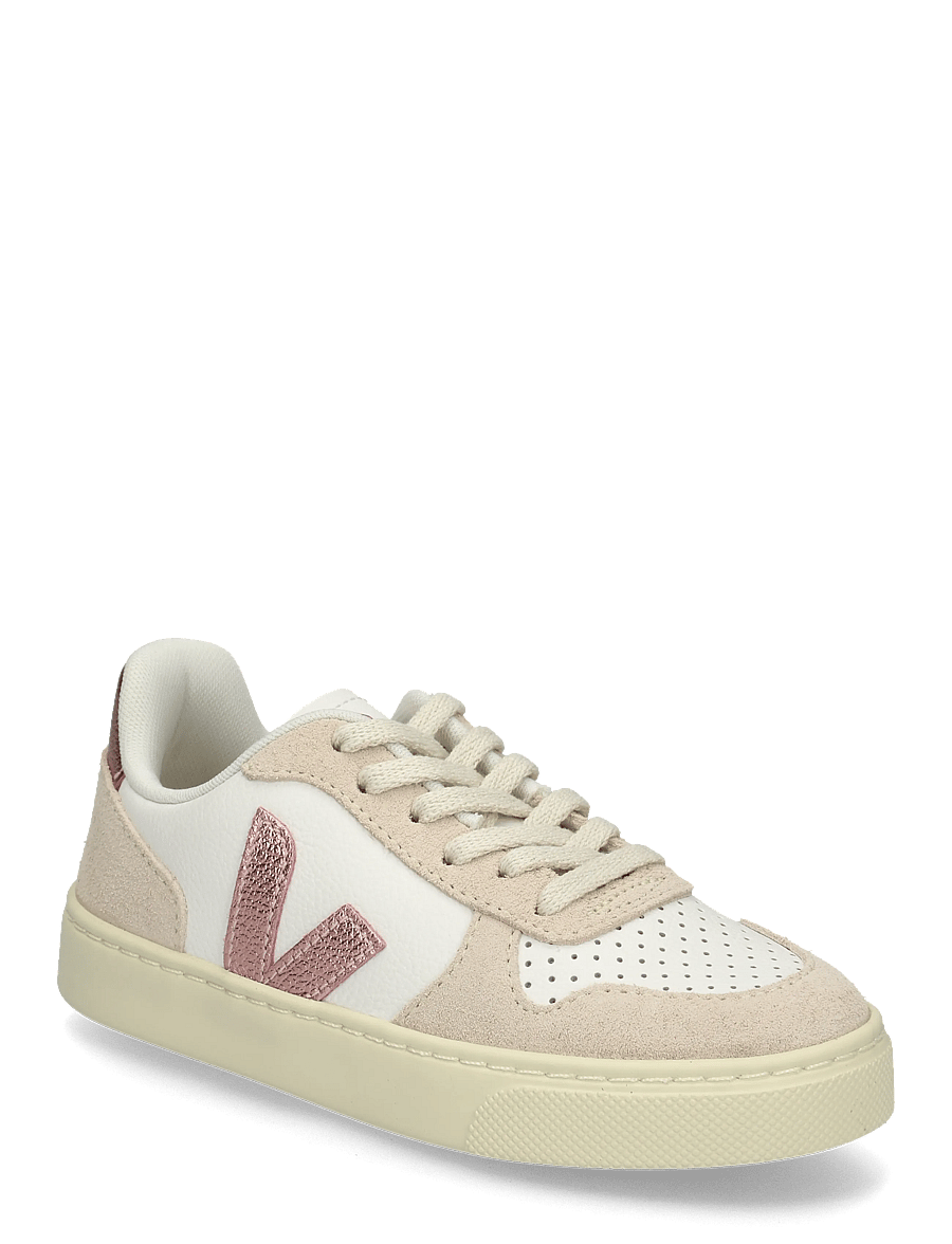 Veja - Small V-10 Laces - niedriger schnitt - white_nacre_sable - 0