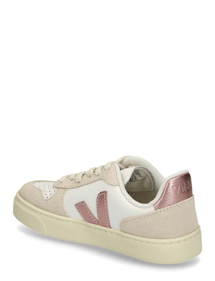 Veja - Small V-10 Laces - niedriger schnitt - white_nacre_sable - 1