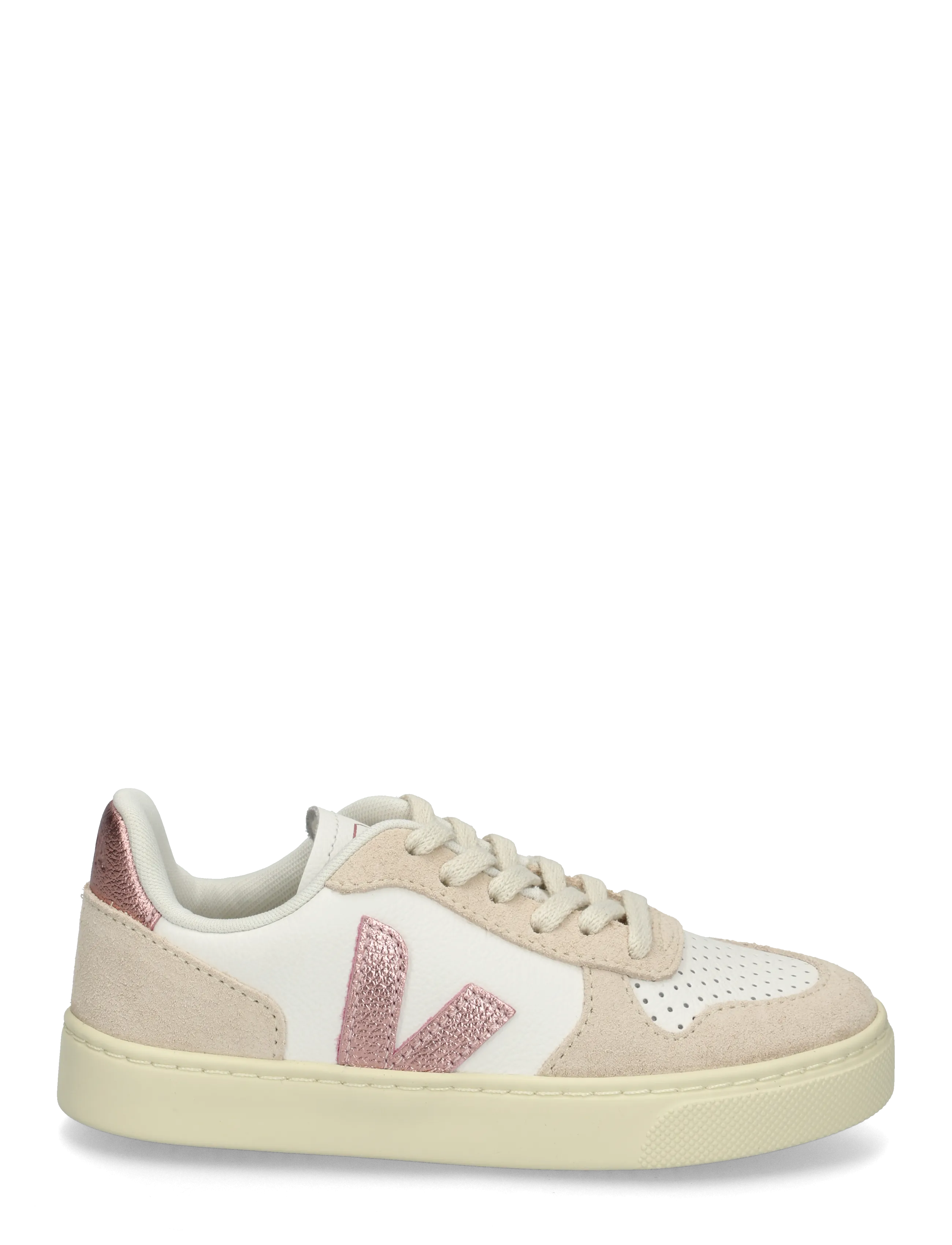 Veja - Small V-10 Laces - niedriger schnitt - white_nacre_sable - 2
