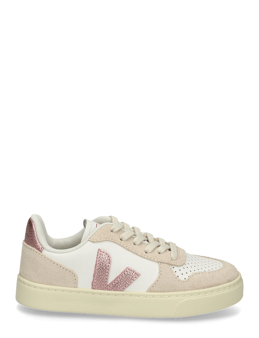 Veja - Small V-10 Laces - niedriger schnitt - white_nacre_sable - 2