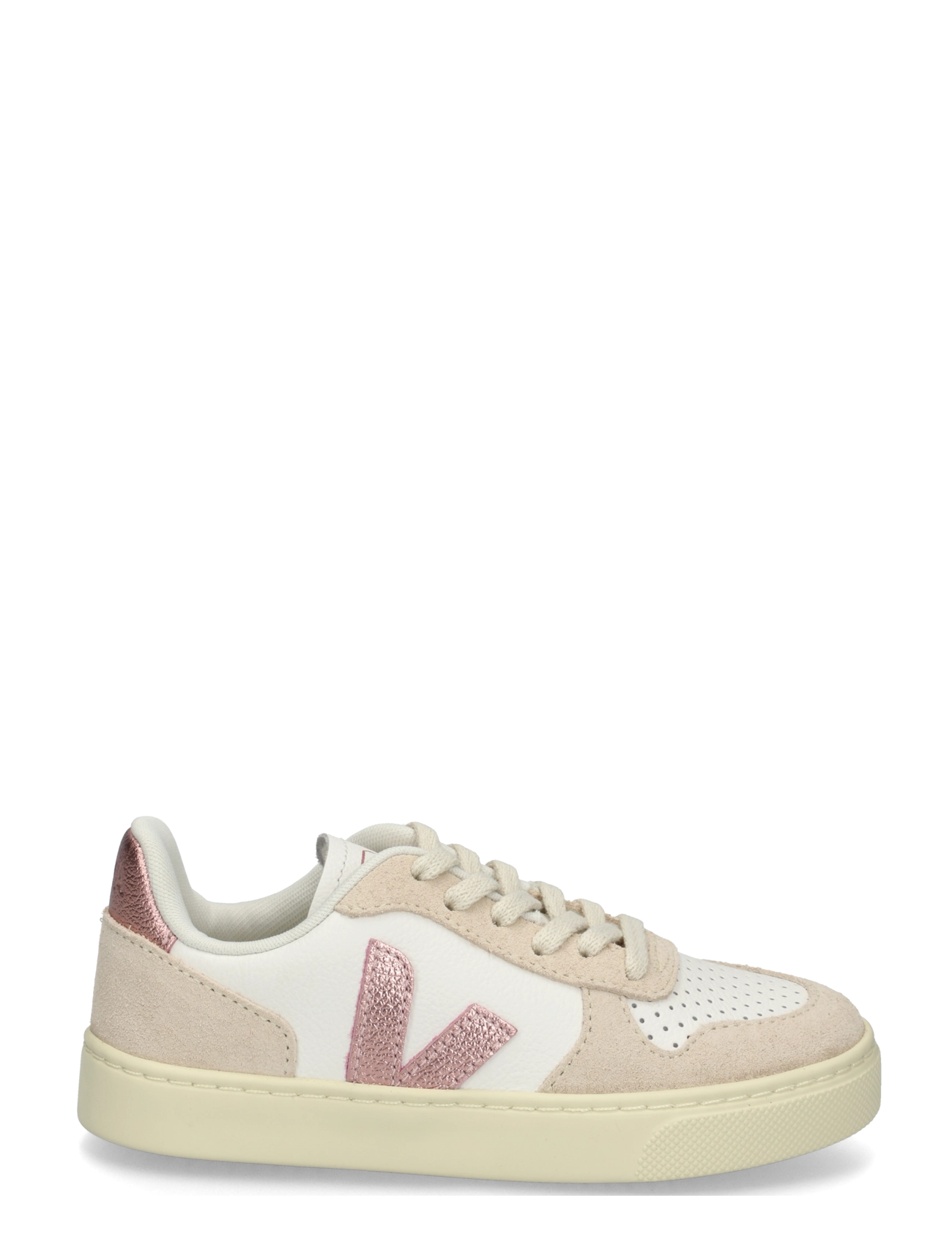 Veja - Small V-10 Laces - låga sneakers - white_nacre_sable - 2