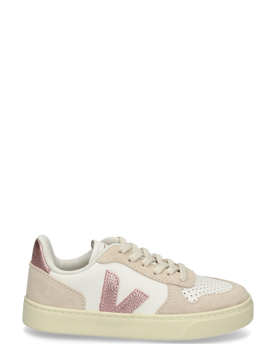 Veja - Small V-10 Laces - låga sneakers - white_nacre_sable - 2