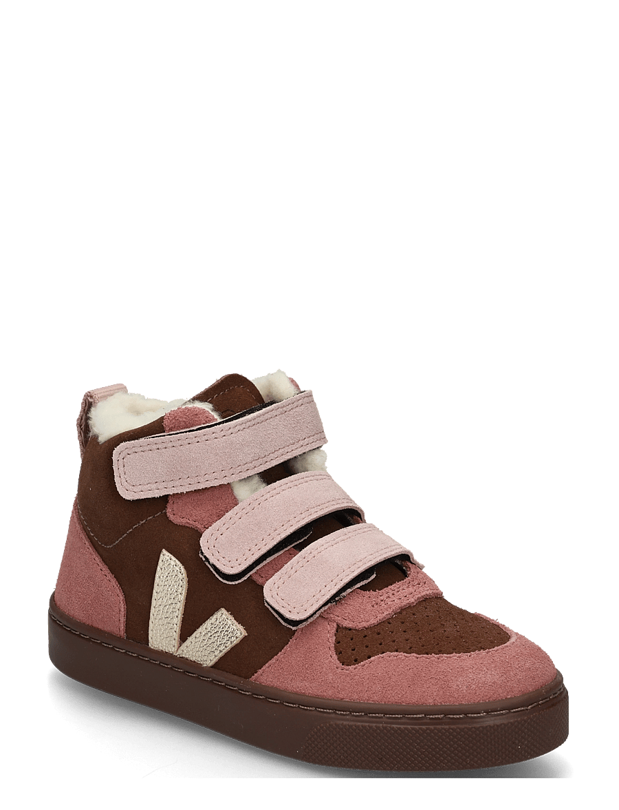 Veja - Small V-10 Mid Winter - høje sneakers - walnut_platine_bark - 0