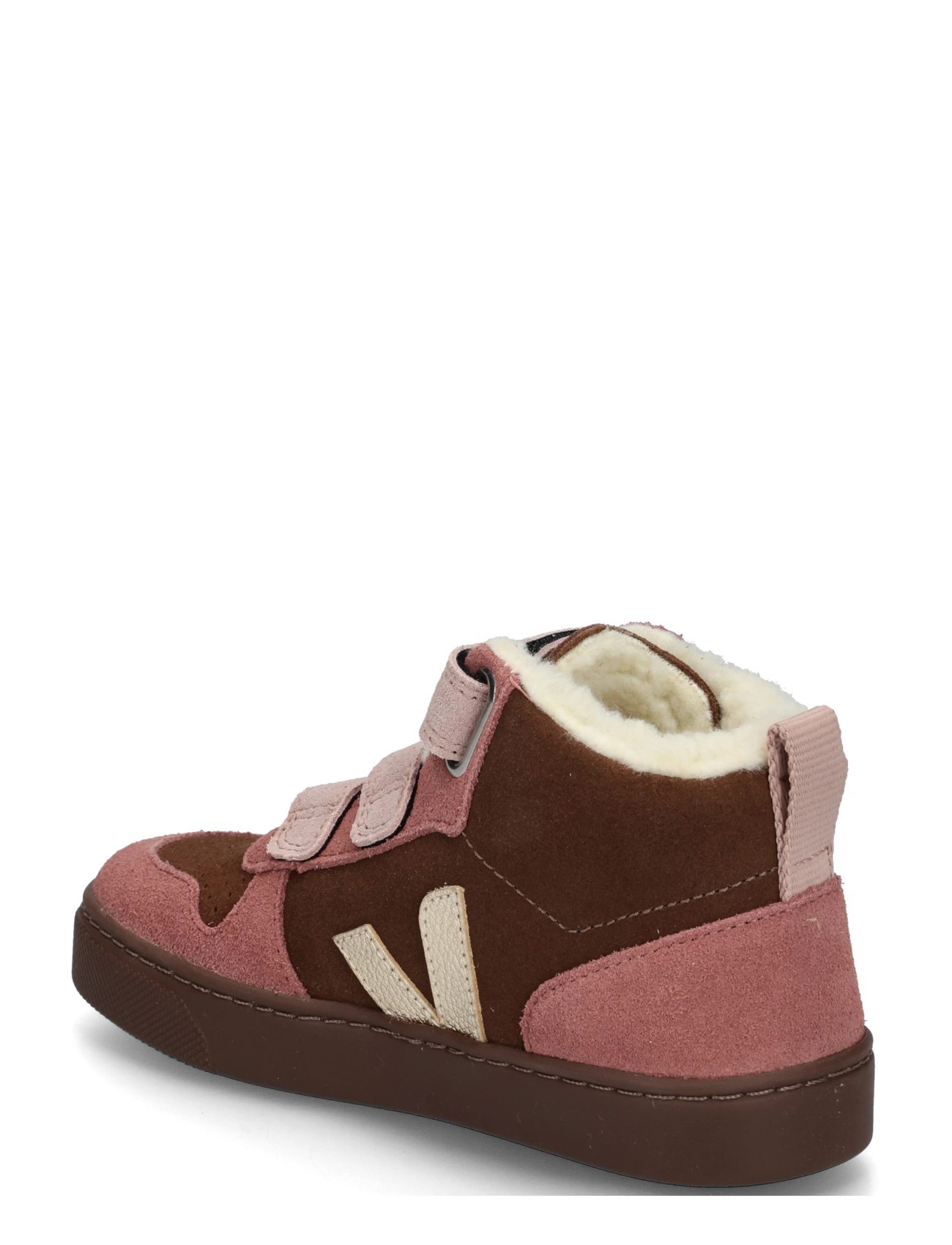 Veja - Small V-10 Mid Winter - høje sneakers - walnut_platine_bark - 1