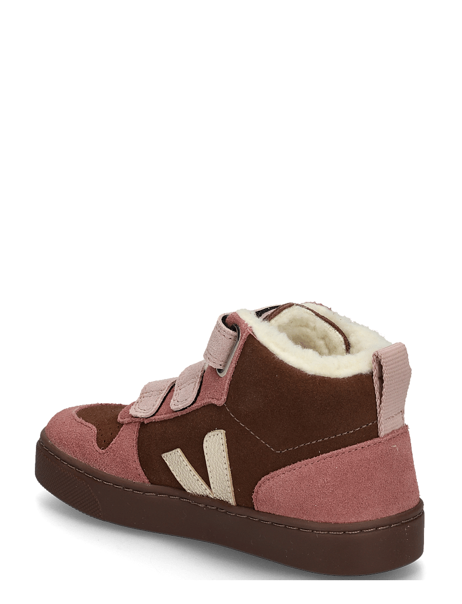 Veja - Small V-10 Mid Winter - høje sneakers - walnut_platine_bark - 1