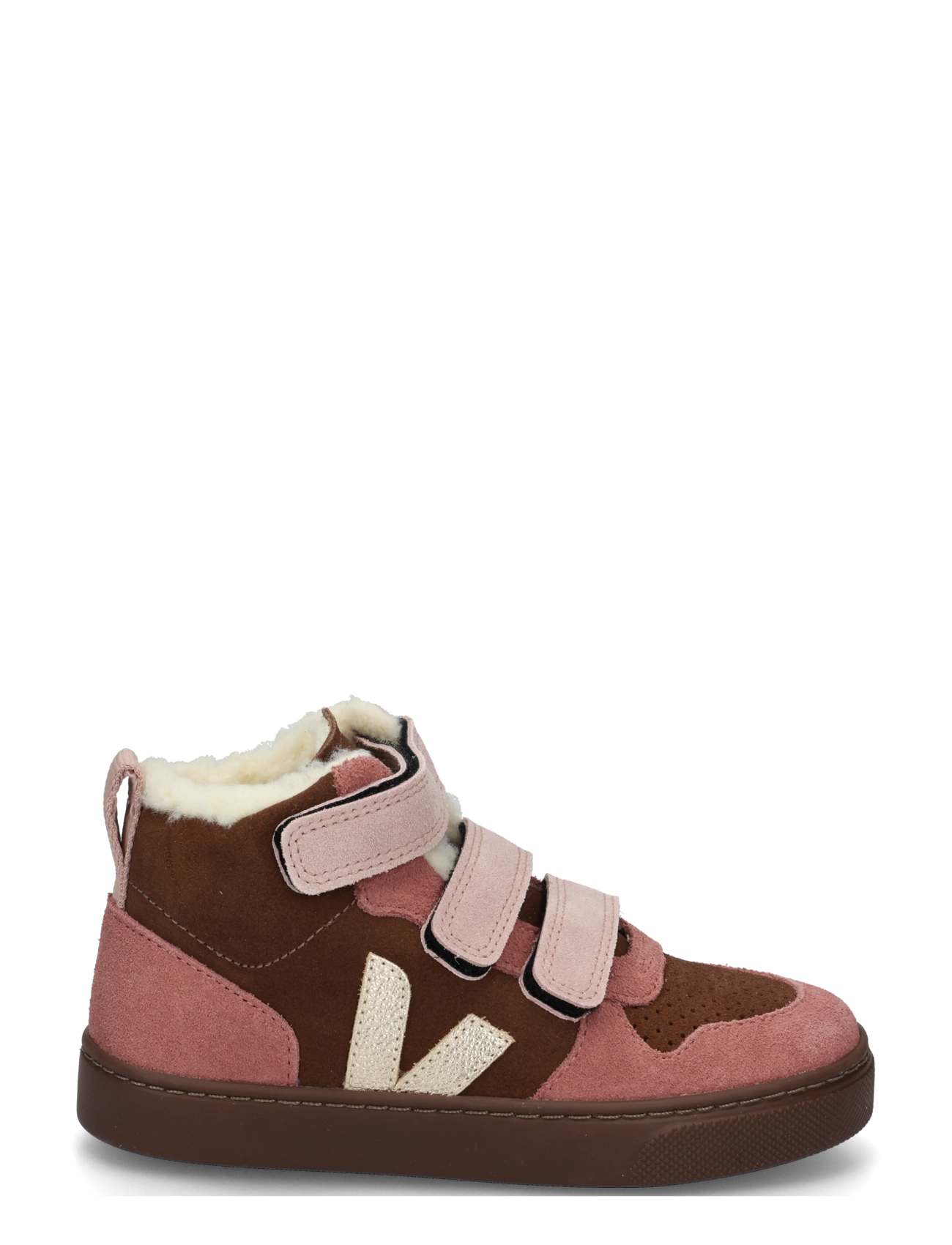 Veja - Small V-10 Mid Winter - høje sneakers - walnut_platine_bark - 2