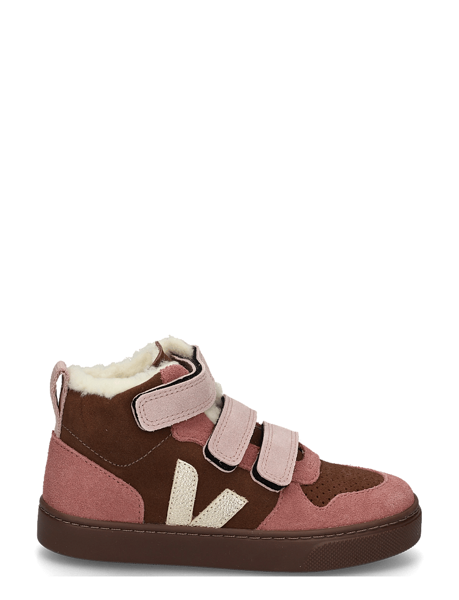 Veja - Small V-10 Mid Winter - høje sneakers - walnut_platine_bark - 2