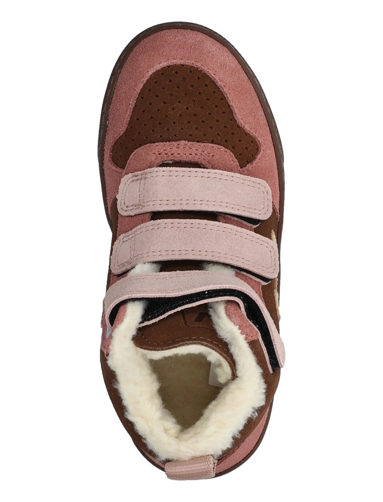 Veja - Small V-10 Mid Winter - høje sneakers - walnut_platine_bark - 3