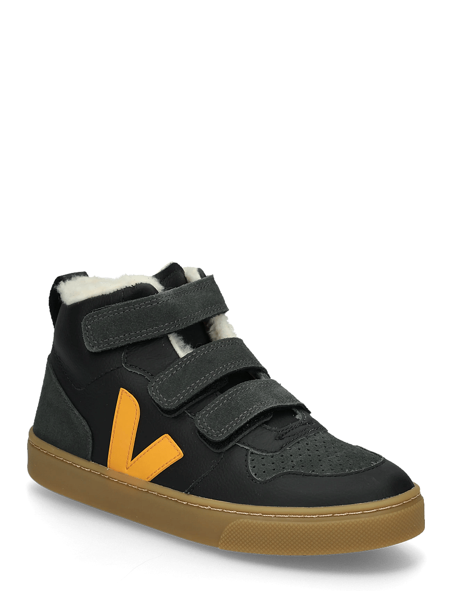 Veja - Small V-10 Mid Winter - winterstiefel - black_ouro_grafite - 0