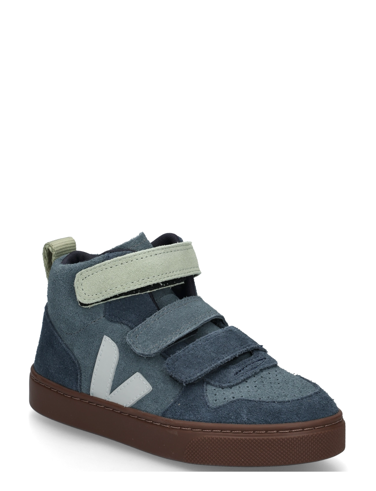 Veja Small V-10 Mid - Høje sneakers - CALIFORNIA_SHARK_BARK / blue