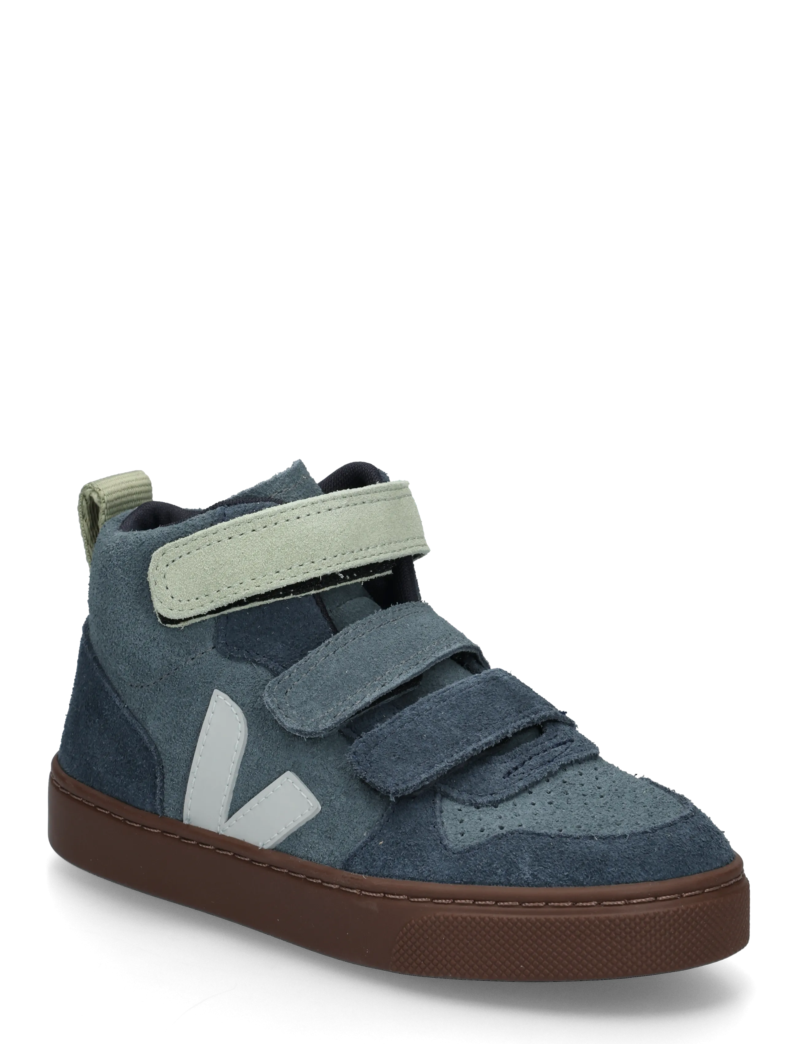 Veja Small V-10 Mid - Schuhe - CALIFORNIA_SHARK_BARK / blue