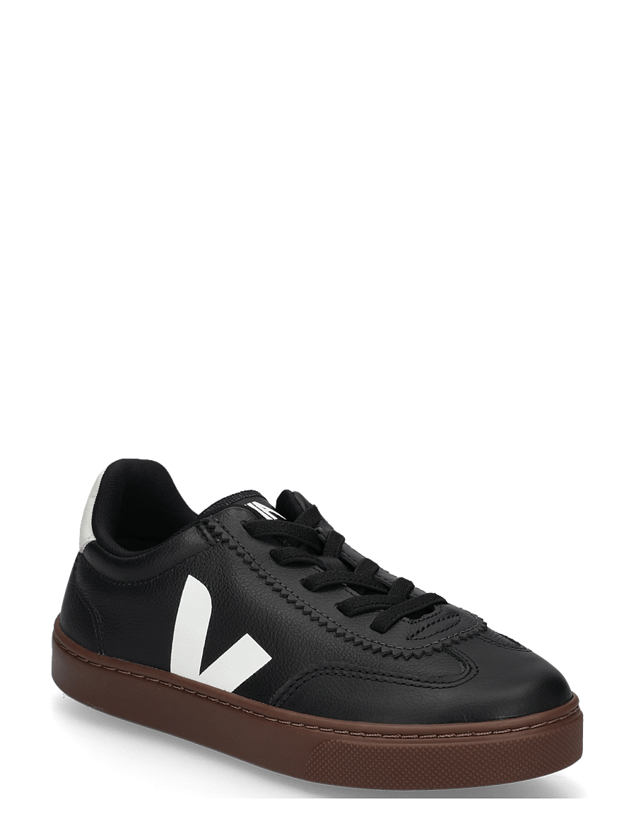 Veja - Small Volley - lave sneakers - black_white_bark - 0