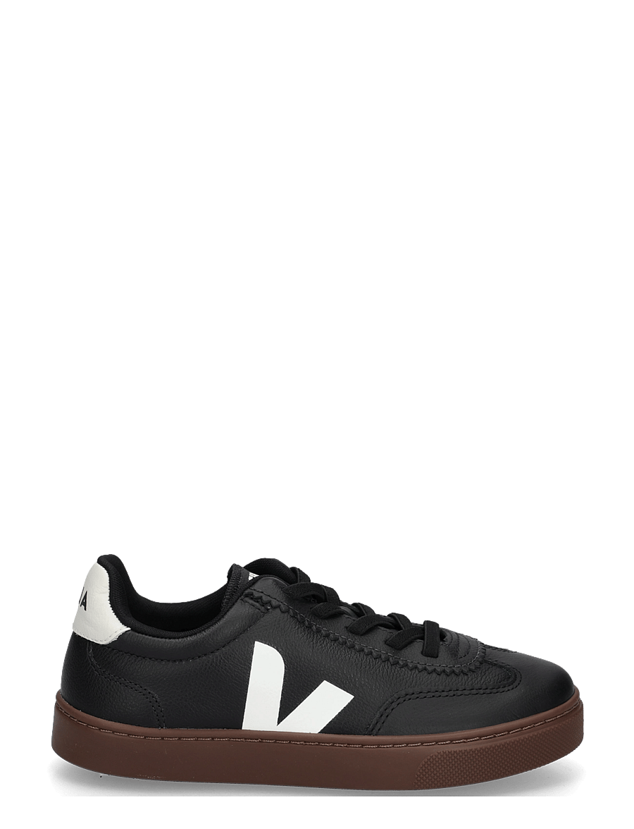 Veja - Small Volley - lave sneakers - black_white_bark - 2