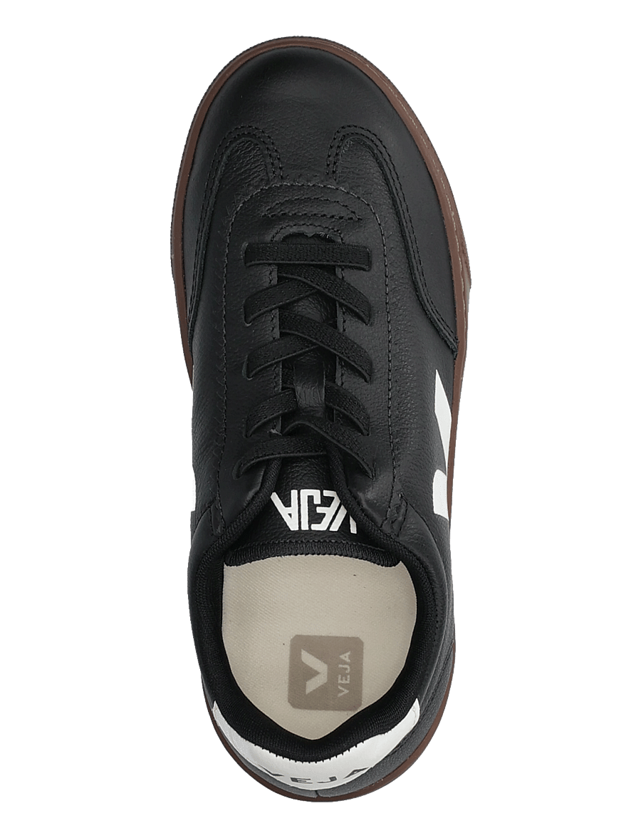 Veja - Small Volley - lave sneakers - black_white_bark - 3