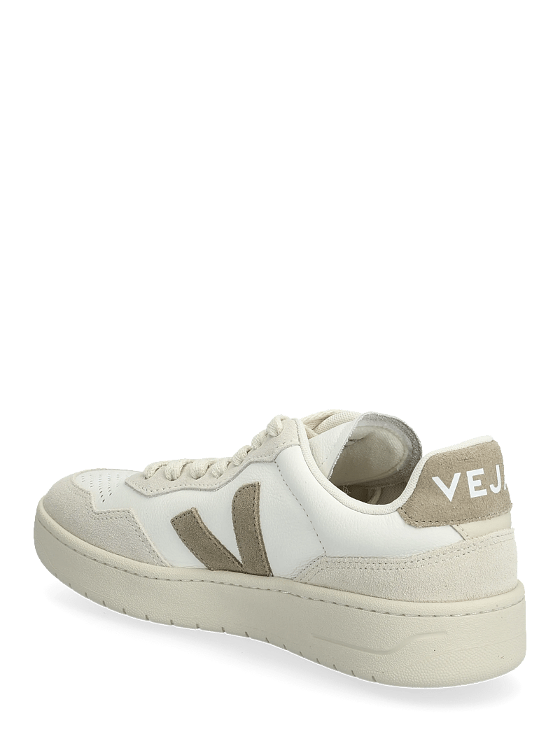 Veja - V-90 - lágir strigaskór - white_taupe - 2