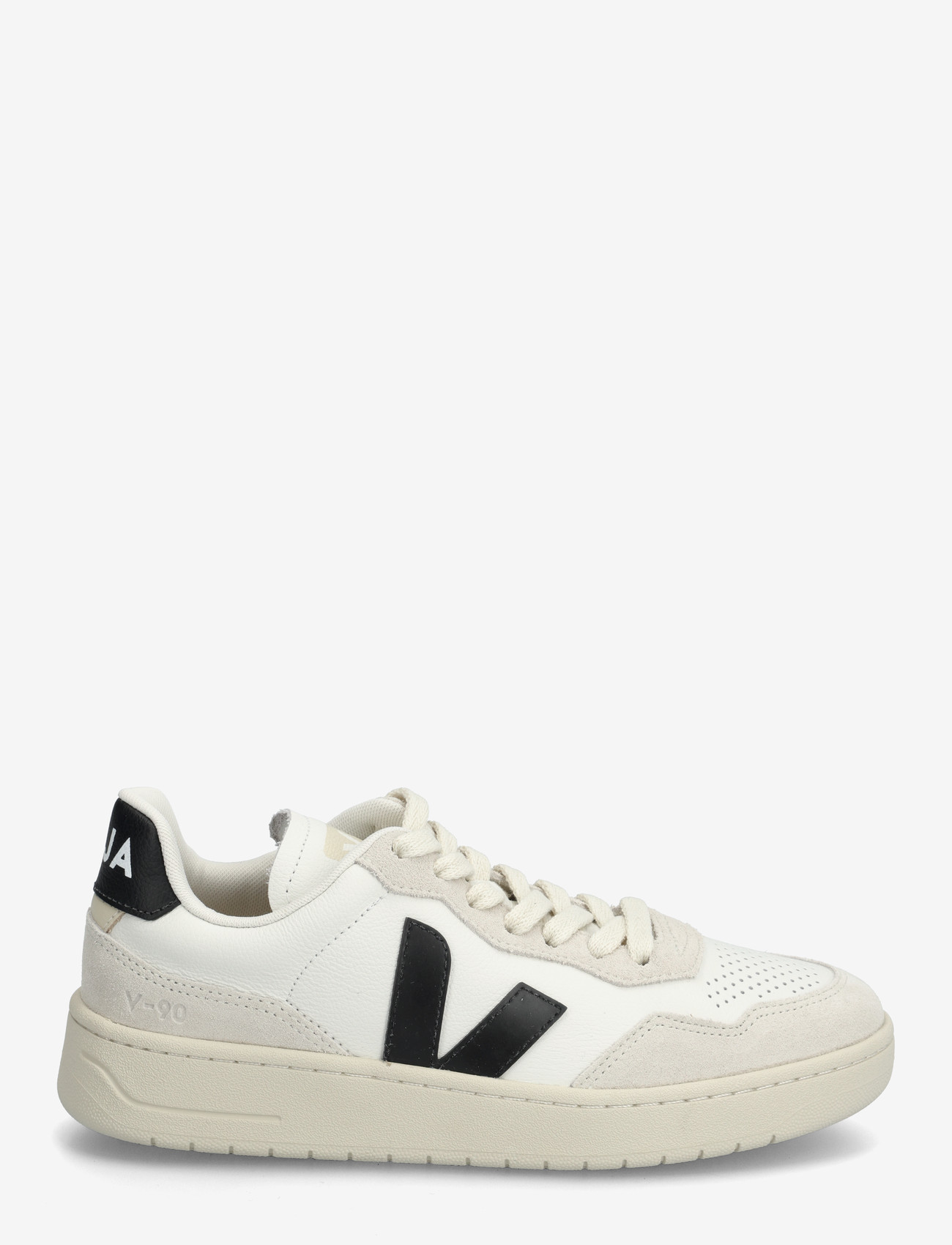 Veja - V-90 - madala säärega tossud - white_black - 1