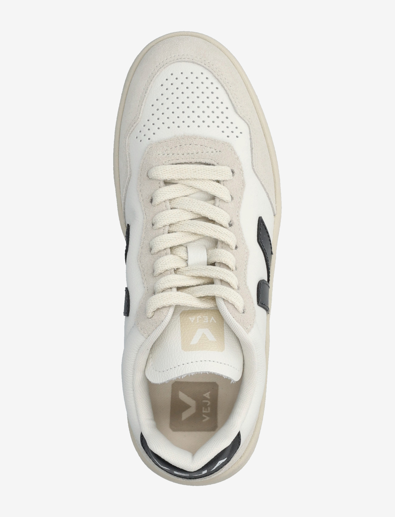 Veja - V-90 - madala säärega tossud - white_black - 3