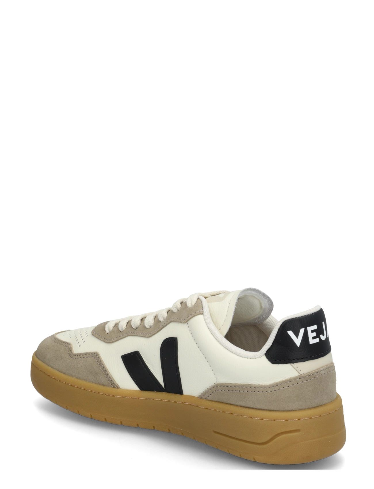 Veja - V-90 - lave sneakers - pure_black_natural - 1