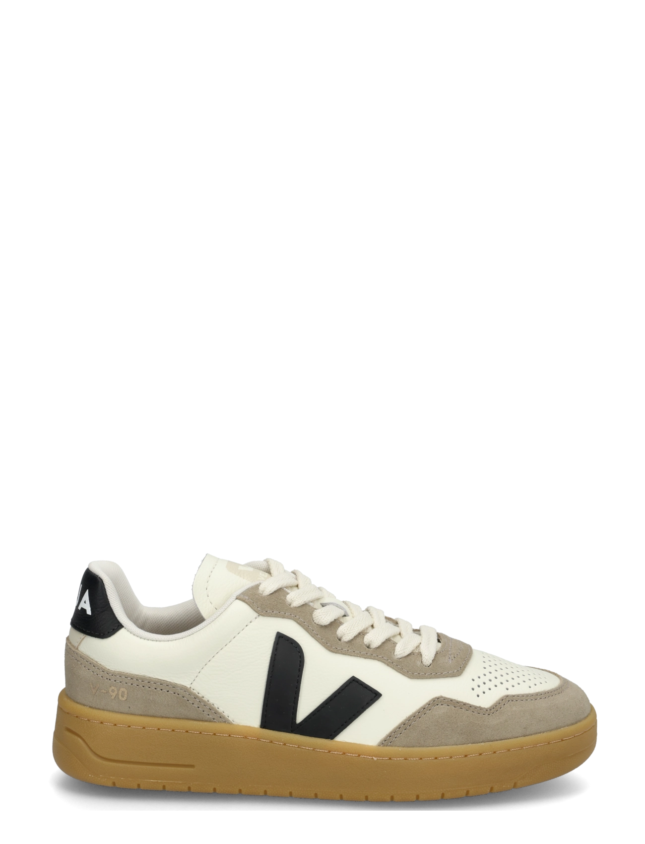 Veja - V-90 - lave sneakers - pure_black_natural - 2