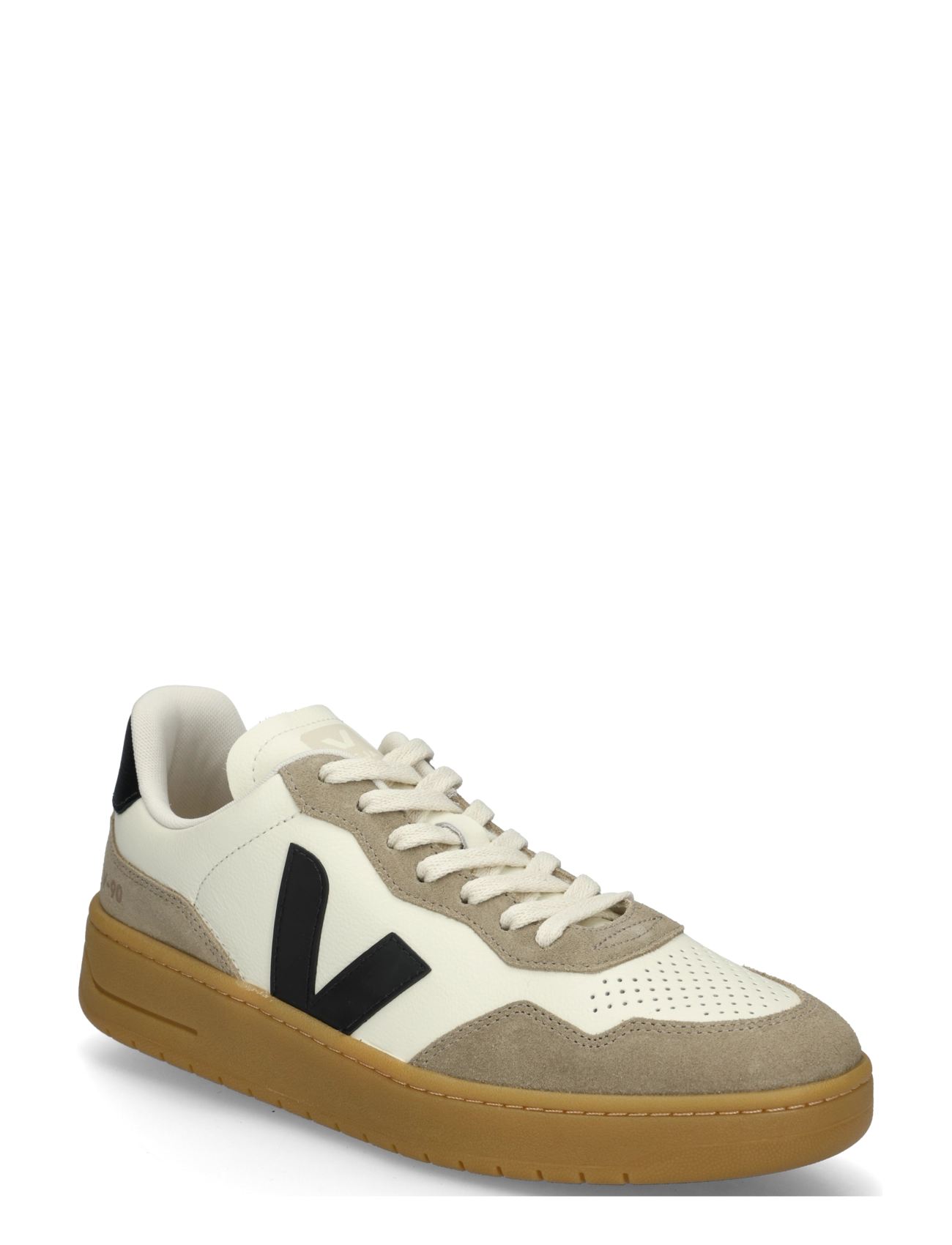Veja V-90 - Sneakers - PURE_BLACK_NATURAL / cream