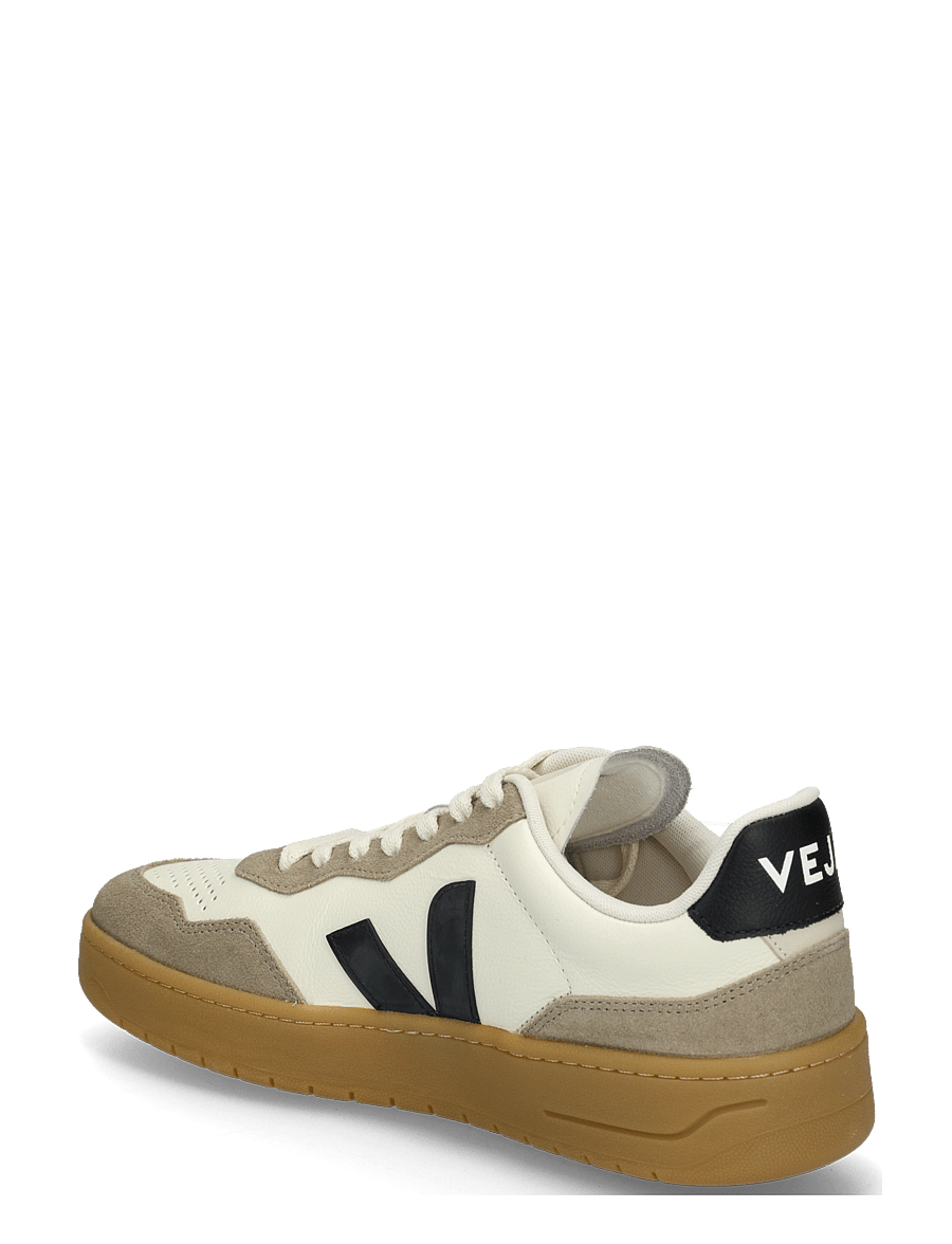 Veja - V-90 - lave sneakers - pure_black_natural - 1