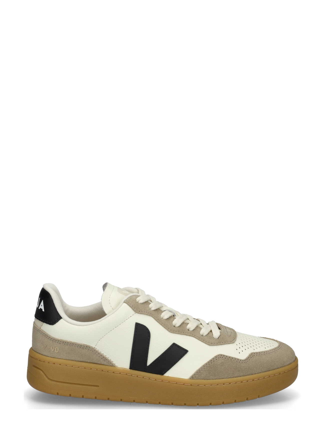 Veja - V-90 - lave sneakers - pure_black_natural - 2