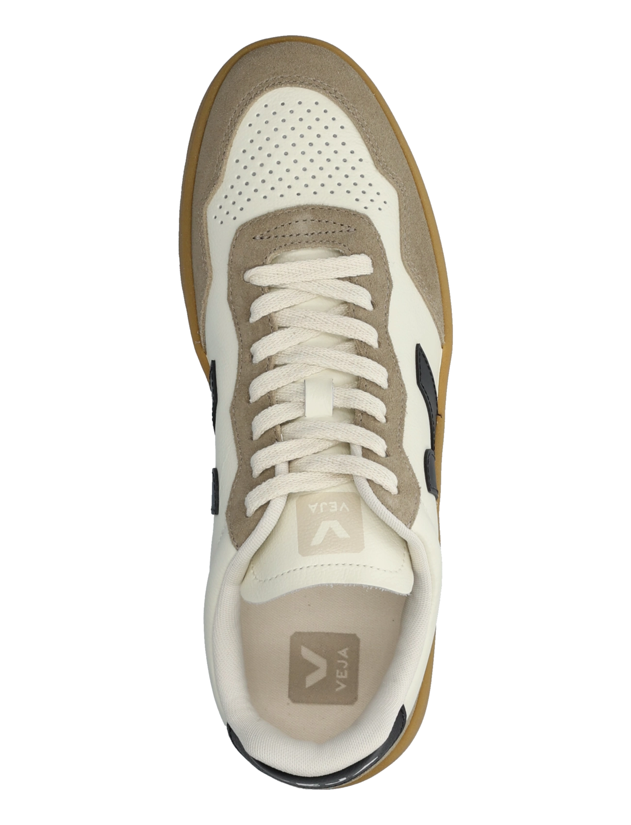 Veja - V-90 - lave sneakers - pure_black_natural - 3