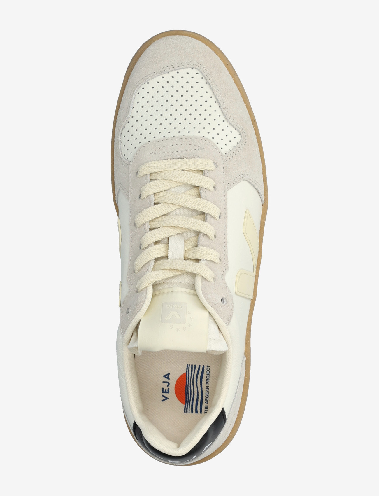 Veja - V-82 - low tops - pure_calcaire_black - 3