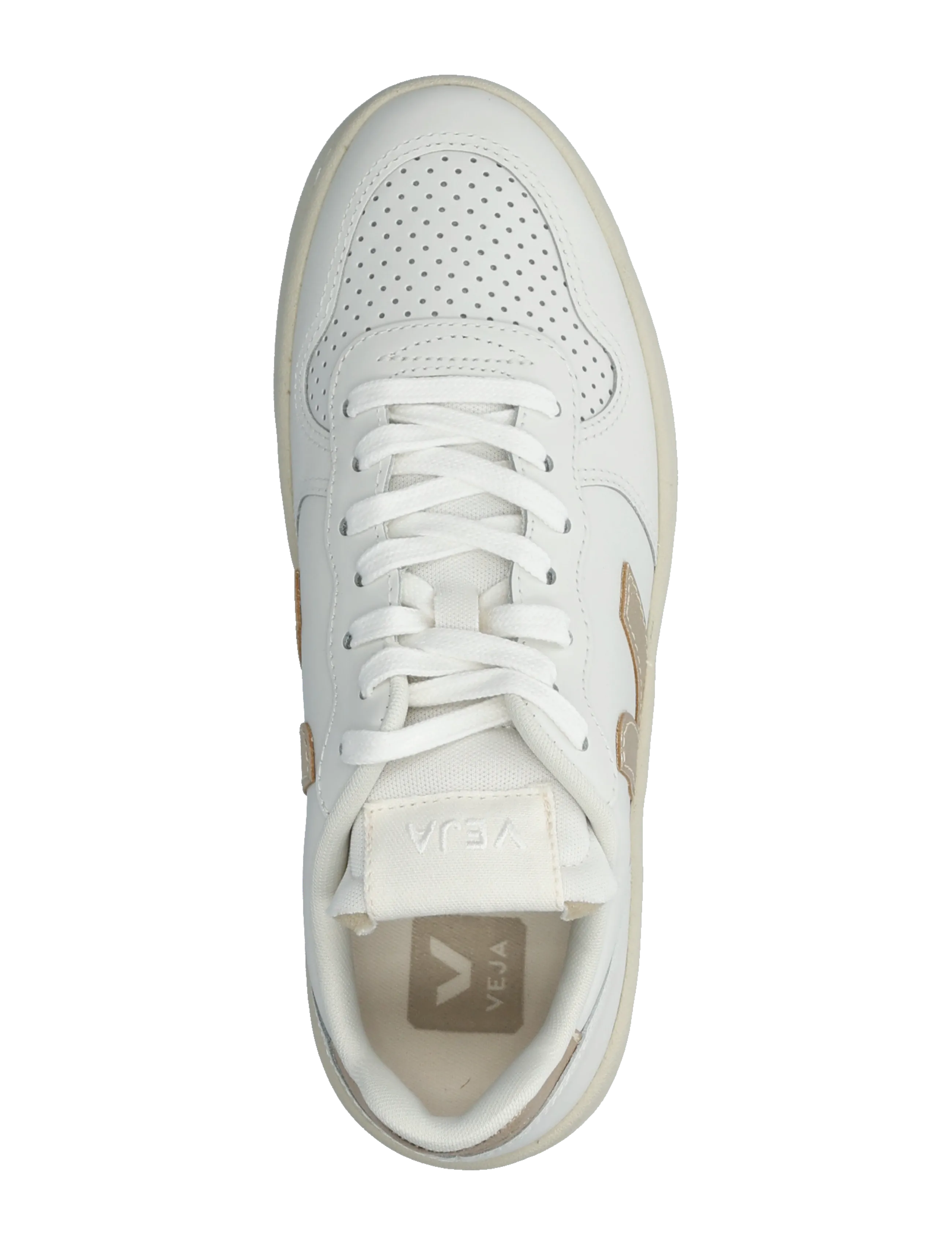 Veja - V-10 Prime - lave sneakers - extra-white_platine - 3