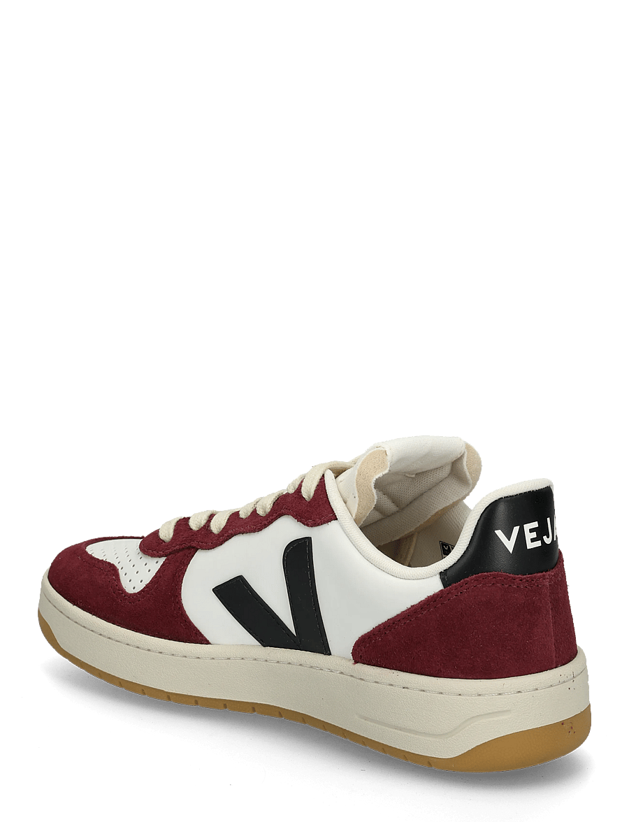 Veja - V-10 Prime - lave sneakers - white_black_amarante - 1