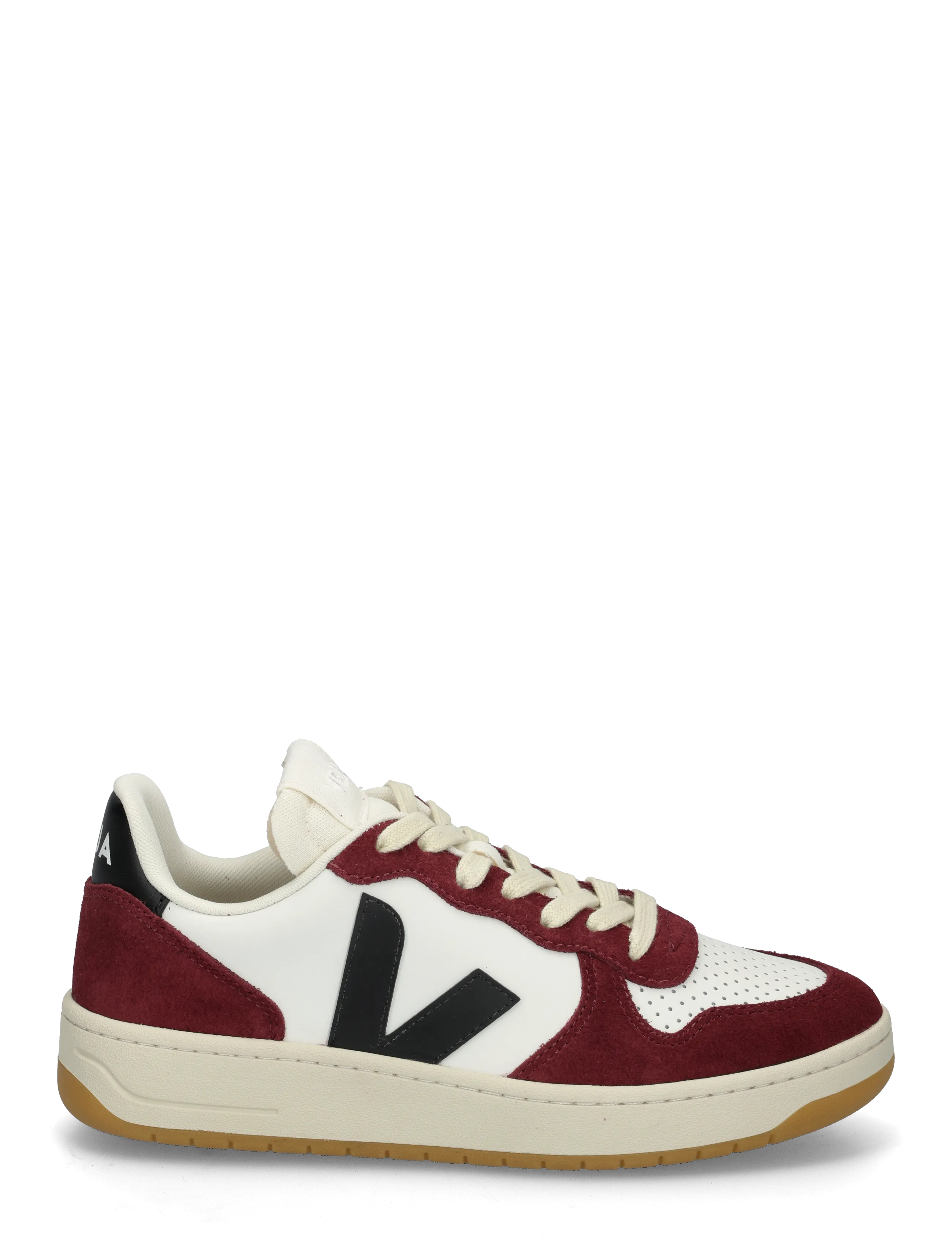 Veja - V-10 Prime - lave sneakers - white_black_amarante - 2