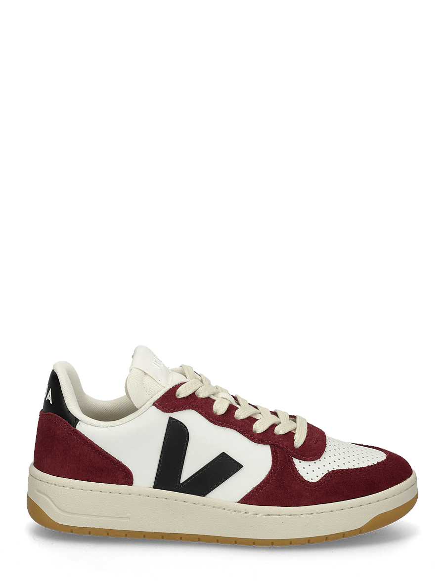 Veja - V-10 Prime - lave sneakers - white_black_amarante - 2