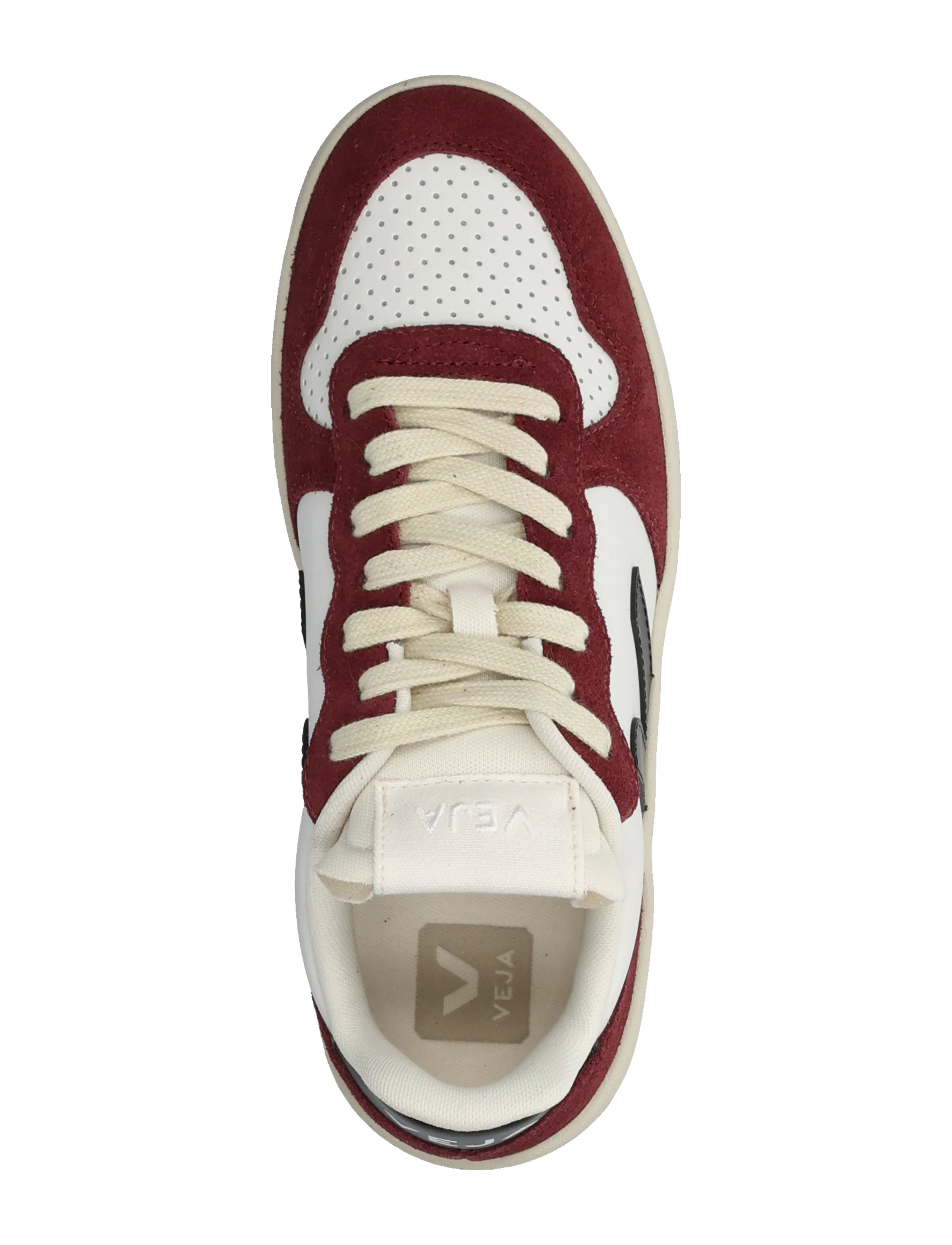 Veja - V-10 Prime - lave sneakers - white_black_amarante - 3