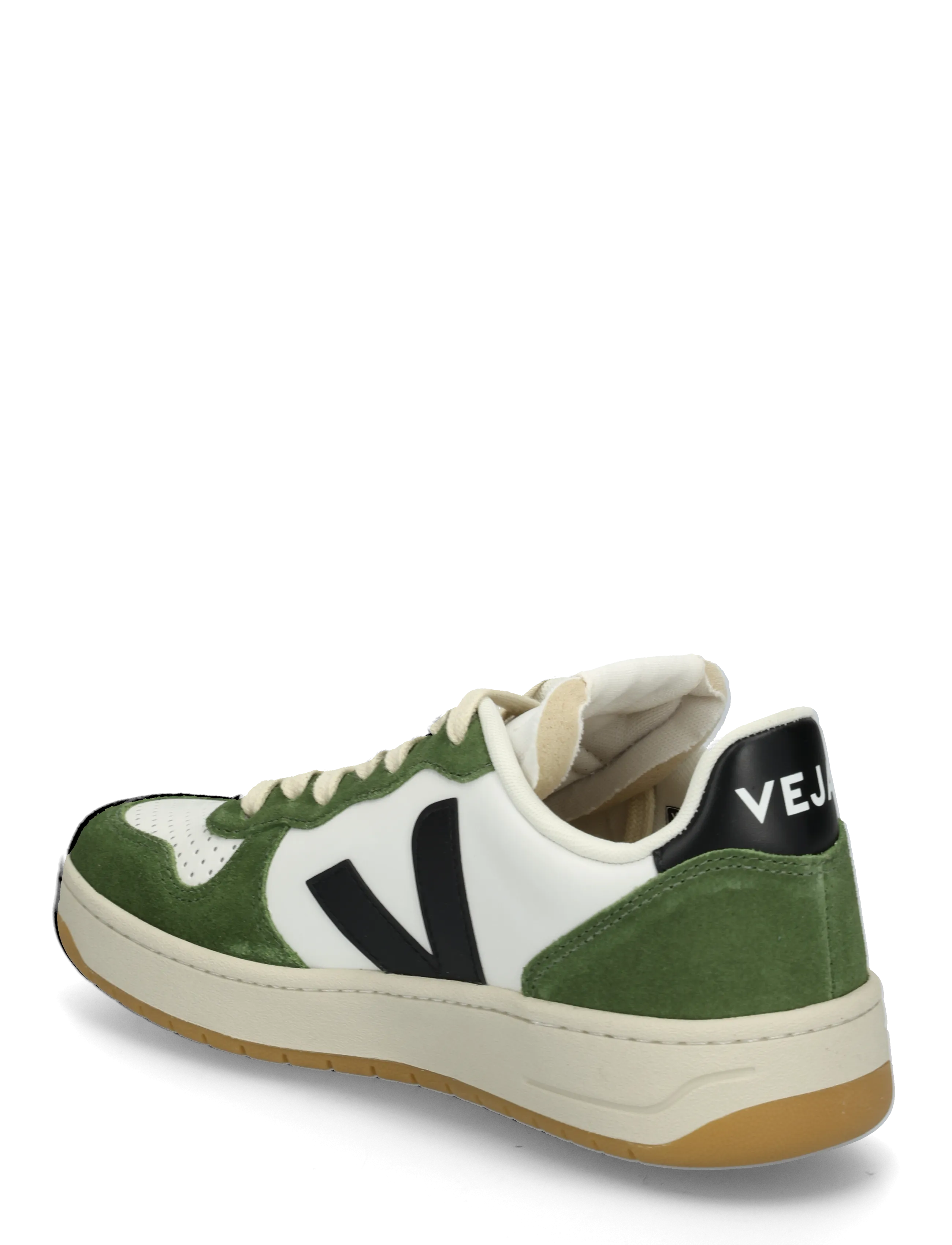 Veja - V-10 Prime - lave sneakers - white_black_militar - 1