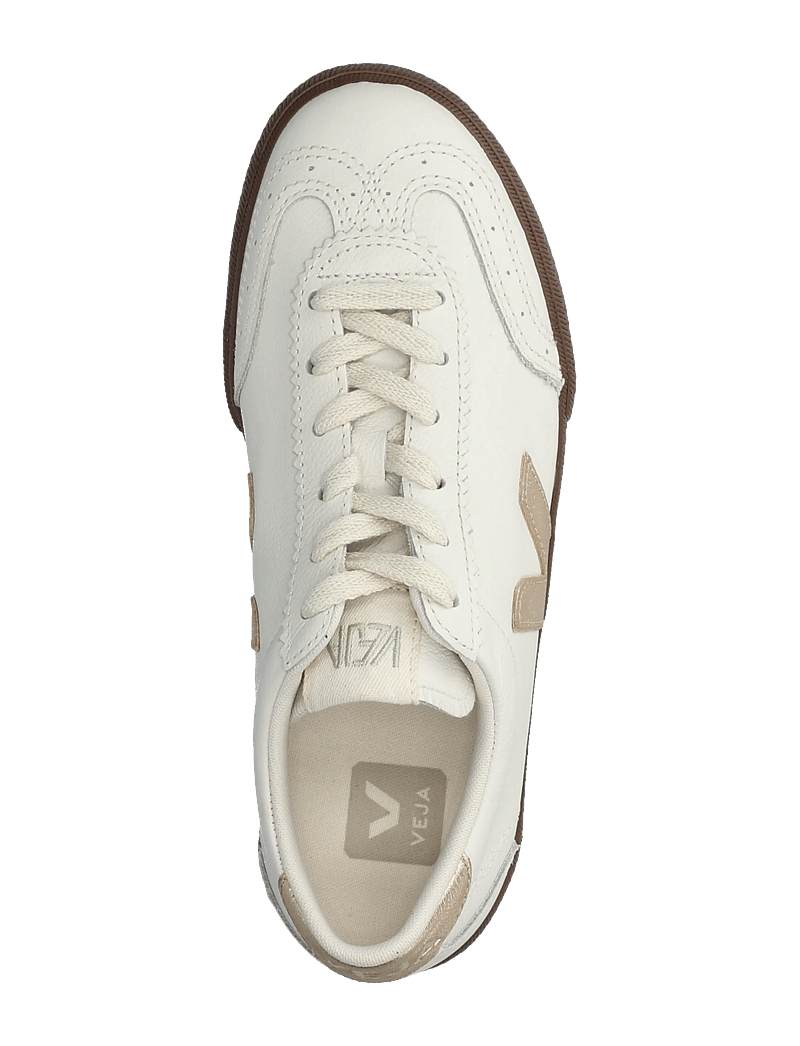 Veja - Volley - lágir strigaskór - white_platine_bark - 3