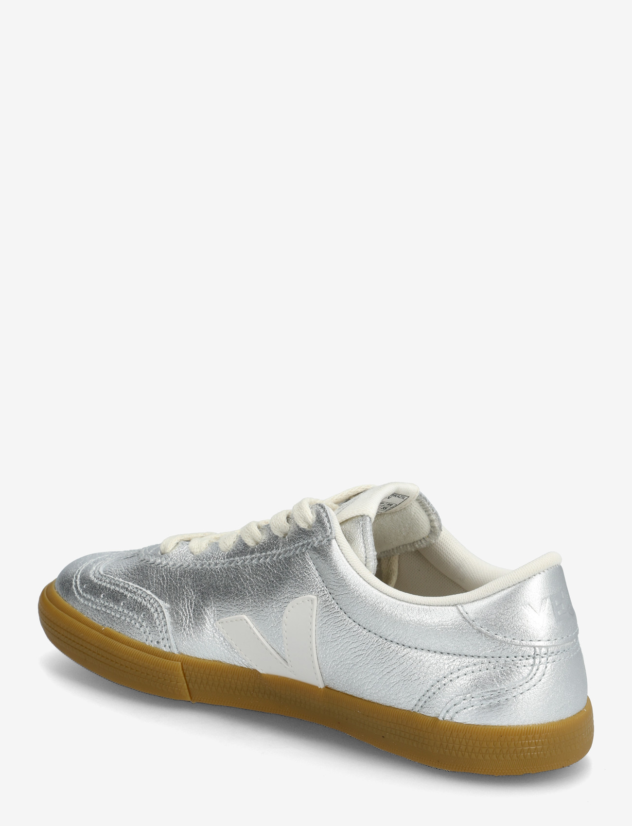 Veja - Volley - lágir strigaskór - silver_white_natural - 2