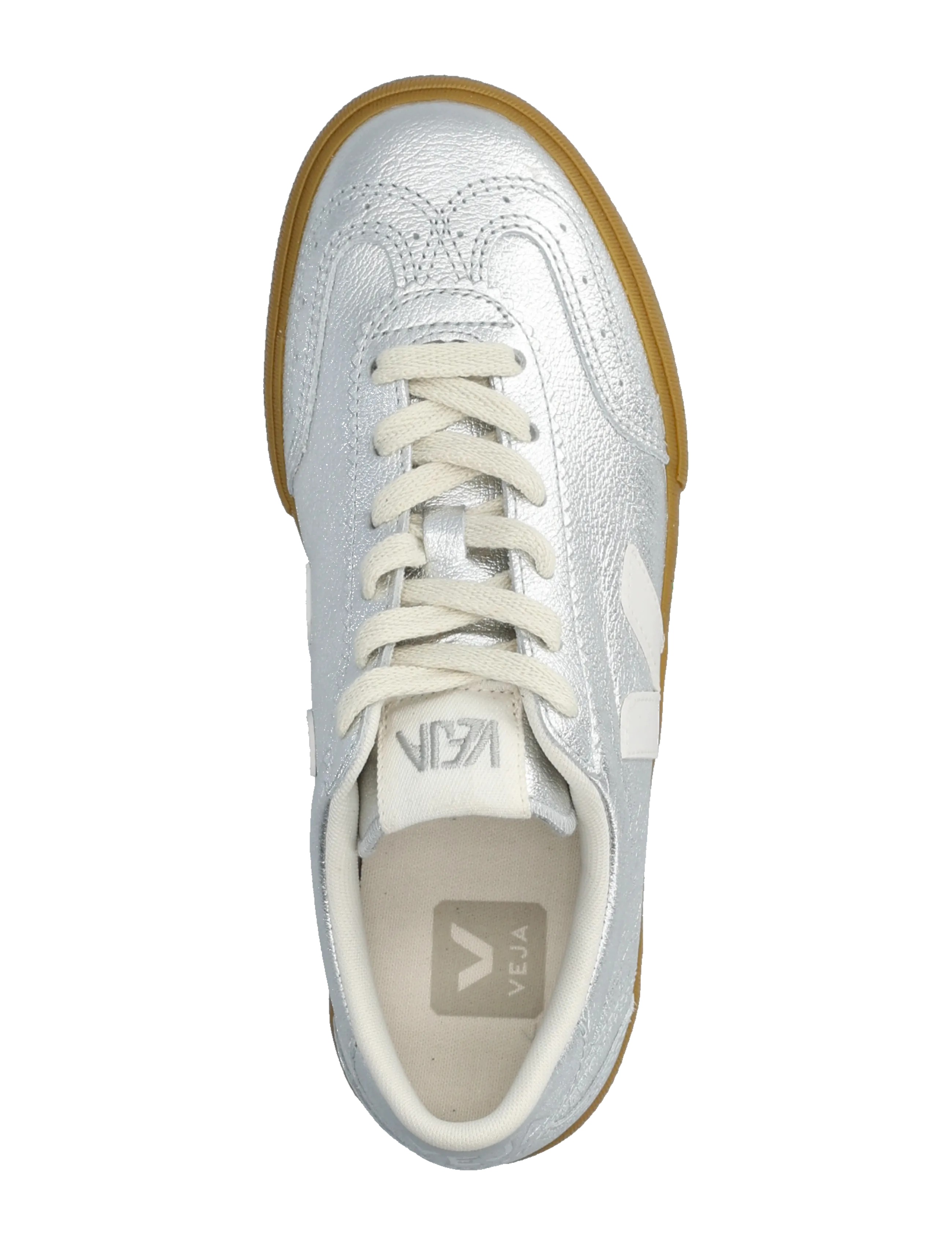 Veja - Volley - niedrige sneaker - silver_white_natural - 3