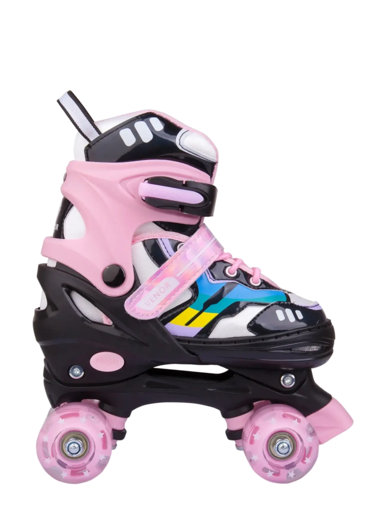 VENOR Ignite Led Side-By-Side Rulleskøjter, 38/41EU, Outdoor Spielzeug, Rosa - Rollerblades, Kinder