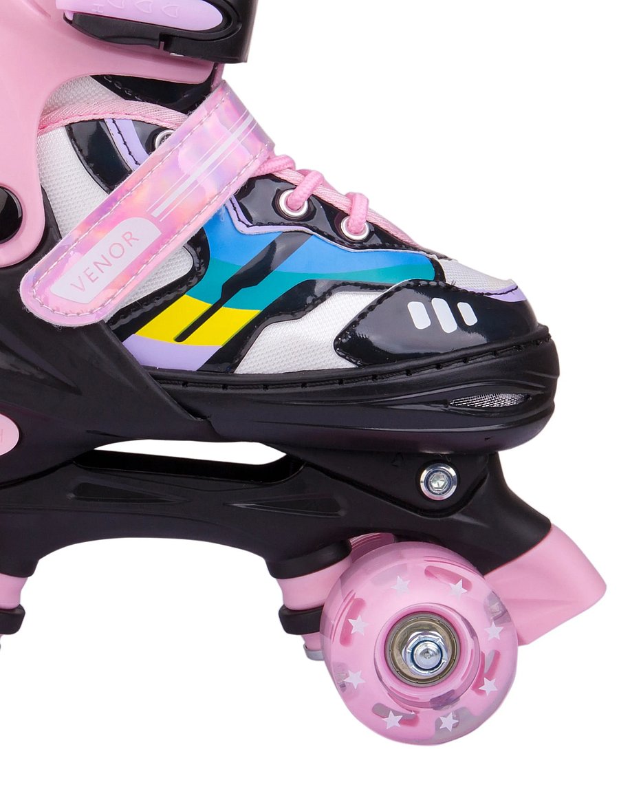 VENOR - VENOR Ignite LED Side-By-Side Rulleskøjter - rulluisud - black/pink - 4