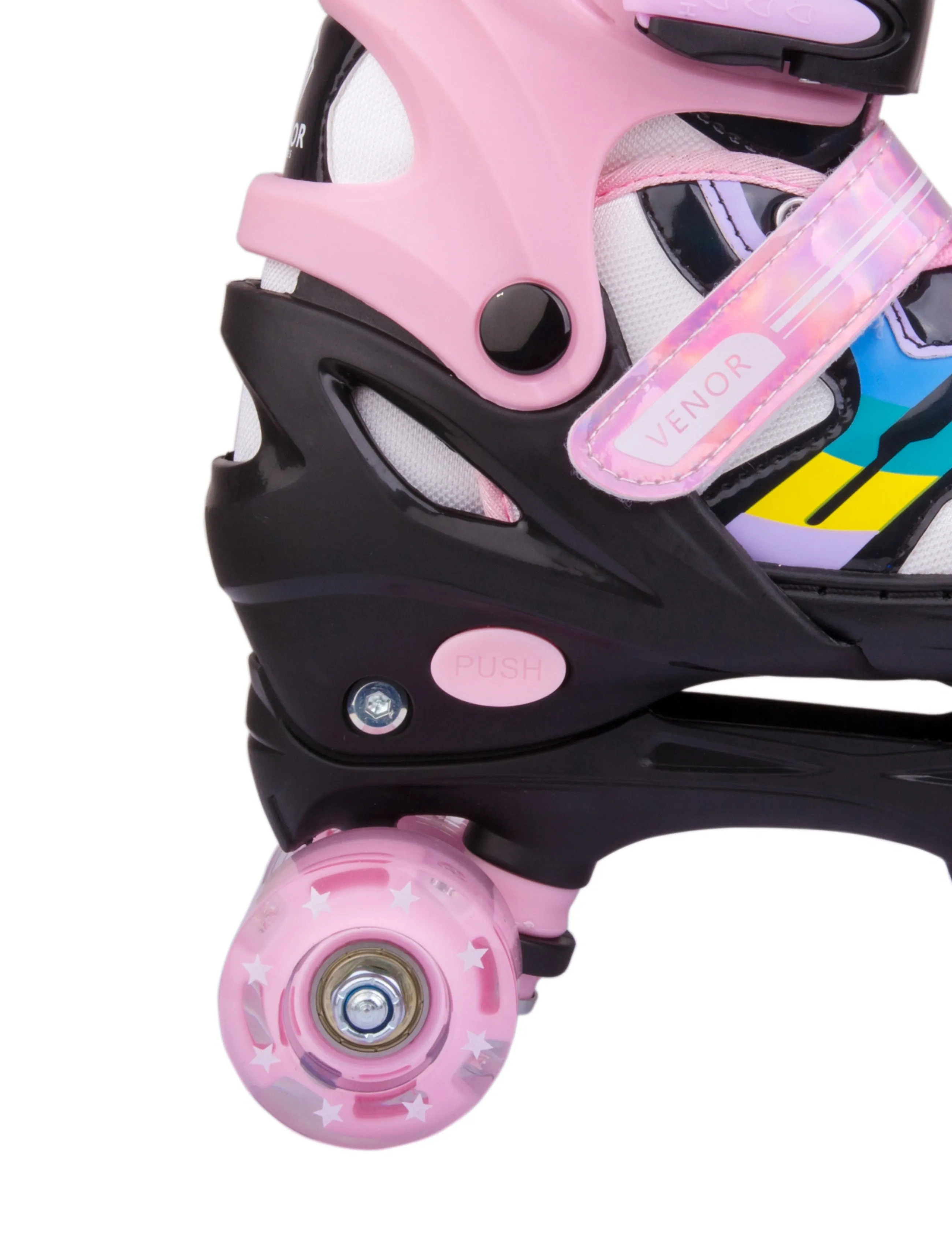 VENOR - VENOR Ignite LED Side-By-Side Rulleskøjter - rulluisud - black/pink - 5