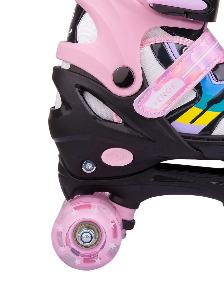 VENOR - VENOR Ignite LED Side-By-Side Rulleskøjter - rulluisud - black/pink - 5