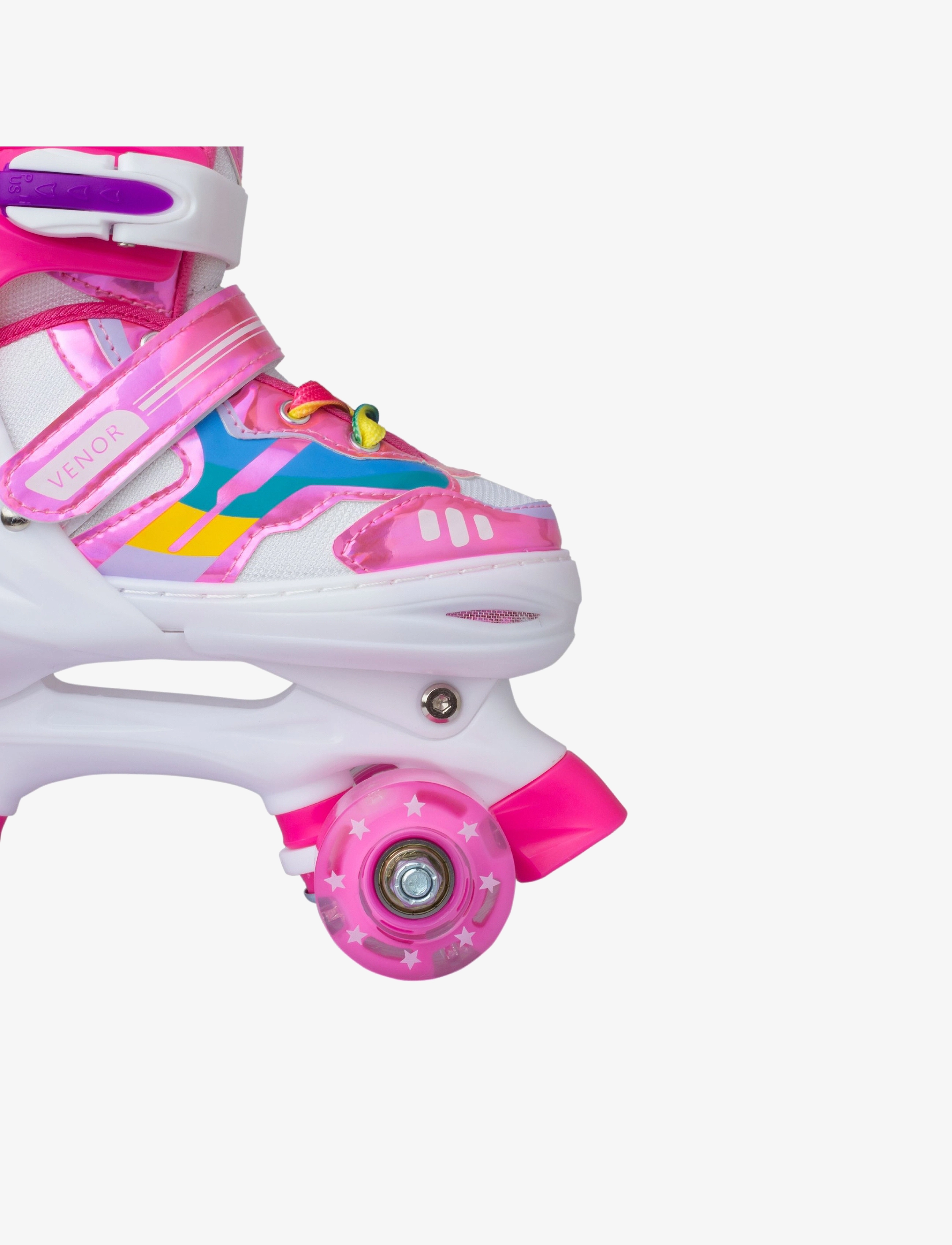 VENOR - VENOR Ignite LED Side-By-Side Rulleskøjter - inline skates - shiny pink - 4