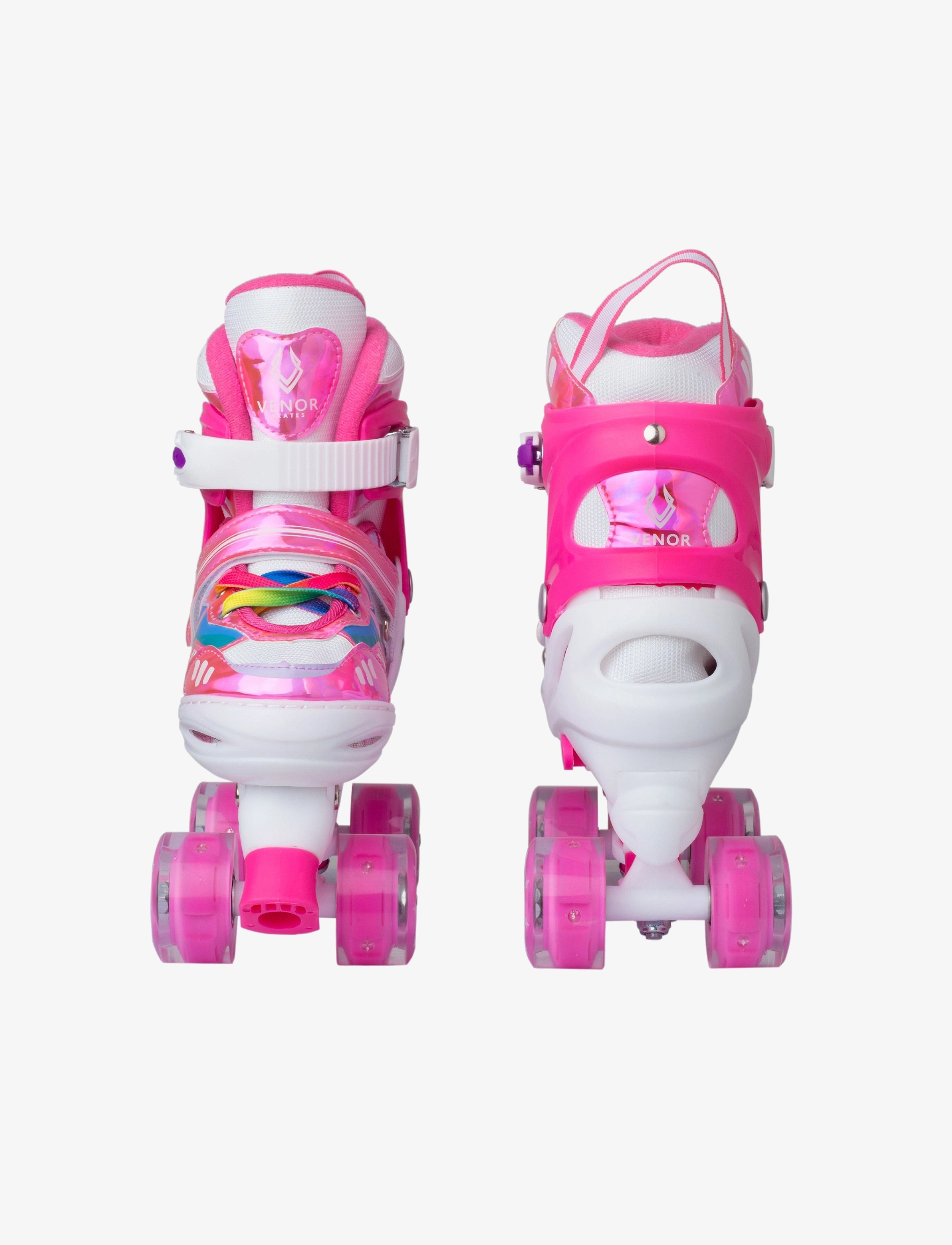 VENOR - VENOR Ignite LED Side-By-Side Rulleskøjter - inline skates - shiny pink - 5